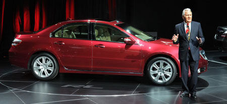 2009 Acura RL facelift features new J37A engine