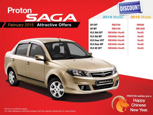 Proton Saga Discount