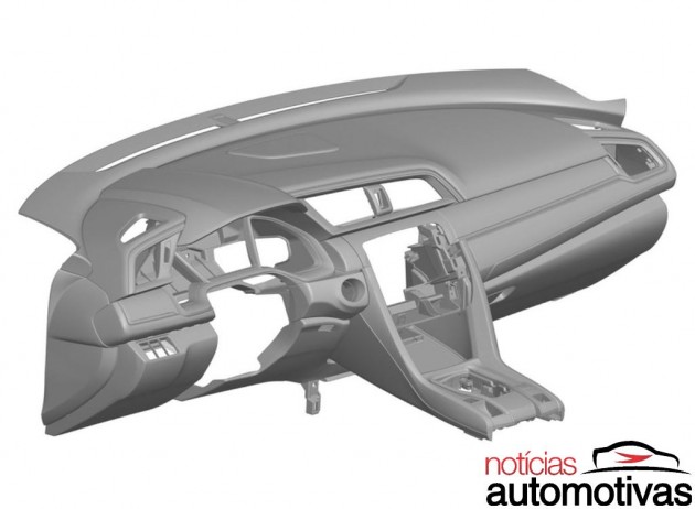2016 Honda Civic dash patent-03