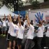 raising hands