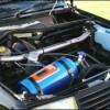 Mid-engined, rear wheel drive Volkswagen Polo Mk3