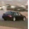 BMW 7-series drift crash