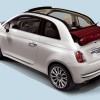 New Fiat 500C with sliding soft roof