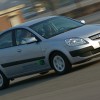 The Kia Rio Hybrid in action