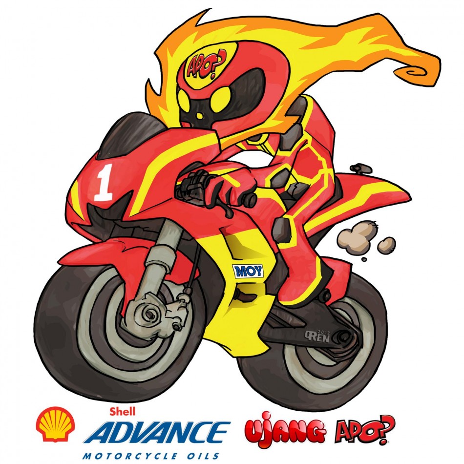 Shell Advance-Ujang sticker 3