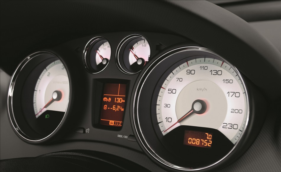 Sporty White Instrument Dials1
