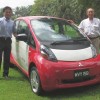 Mitsubishi i-MiEV becomes first EV to be registered in the country – vehicle to be used to promote EV awareness