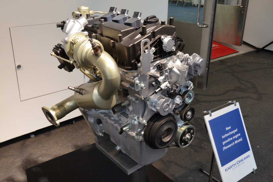 research three-cylinder turbo unit