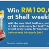 A chance to win RM100,000 just by filling up with RM30 Shell fuel