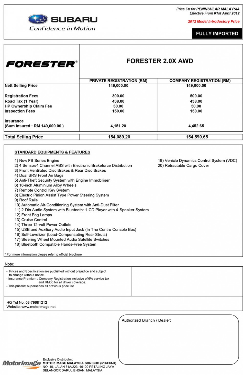 subaru-forester-20-pricelist
