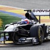 AT&T Williams debuts the FW33 during testing in Valencia