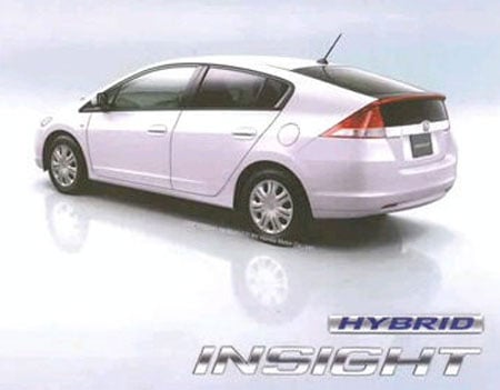 And brochures for the honda insight hybrid #6