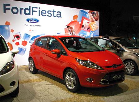 Ford Fiesta Colour Chart 2011