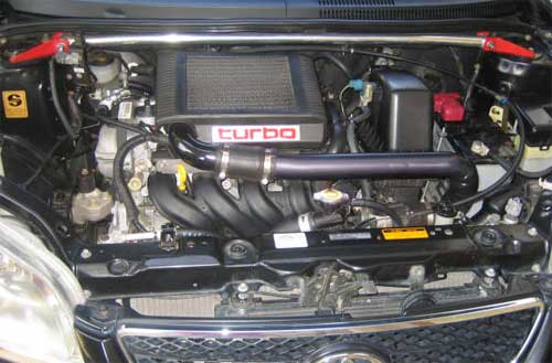 toyota yaris ts turbo engine #2