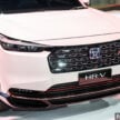 Honda HR-V facelift – varian RS e:HEV, V dipertingkat dengan kamera 360 darjah, harga tidak berubah