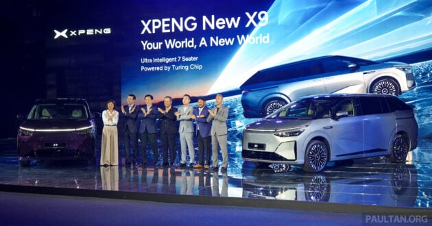 Xpeng X9 2026 facelift di Malaysia — bateri 94.8 kWh dan 110 kWh, jarak hingga 615 km, harga dari RM281k