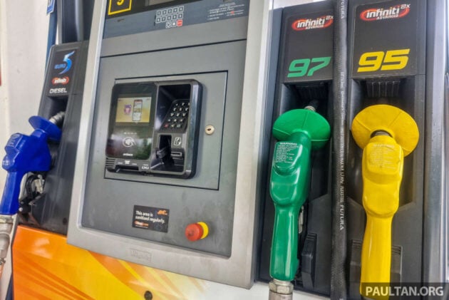 Harga minyak 1-8 Julai – RON97, RON95 dan diesel turun 10 sen, Budi Diesel pada RM2.10 bermula