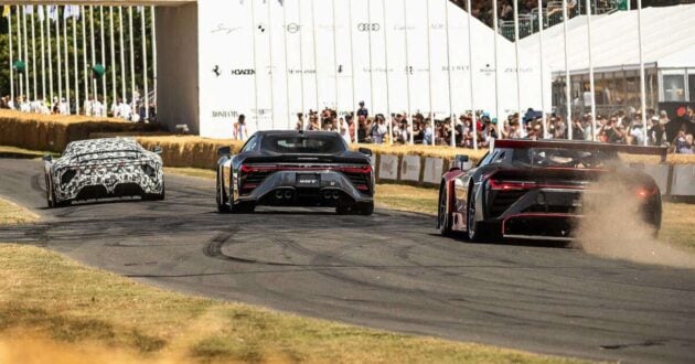 Lexus LFA baru buat penampilan pertama di acara Goodwood Festival of Speed, lancar tahun hadapan