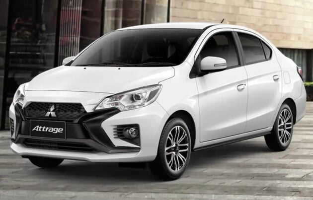 Mitsubishi Attrage facelift 2026 dilancar di Thailand – bampar hadapan rekaan baharu, RM69k-RM76k