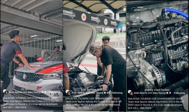 Proton S70 R3 kembali berlumba – Axle Sport bangunkan semula; enjin 1.5L 4-silinder turbo untuk MTCC dan S1K!