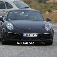 Porsche 911 mule spyshots-1