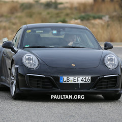 Porsche 911 mule spyshots-2
