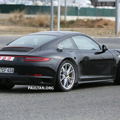 Porsche 911 mule spyshots-7