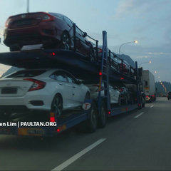 2016 Honda Civic spotted trailer 5