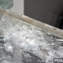 ballistic-resistant glass composite layer