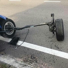 perodua myvi rear axle seperated