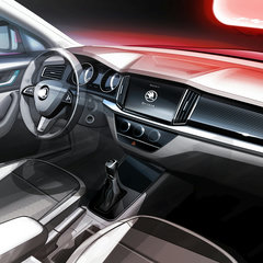 skoda kamiq sketch 3