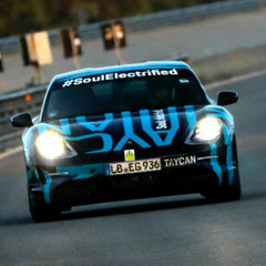 2019 Porsche Taycan long-range test
