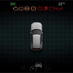Volvo XC40 EV driver display 3