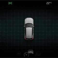 Volvo XC40 EV driver display 4