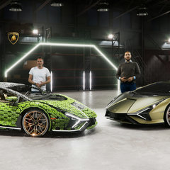 Lamborghini Sian FKP 37 and Lego Technic full scale 05
