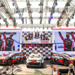 Kalle Rovanpera, Craig Breen , Thierry Neuville