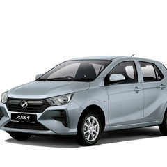2023 Perodua Axia G_3qtr Front Left_Silver