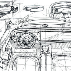 Smart 5 interior sketch-4