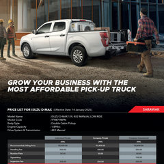 ISUZU RG16 Low Ride_Digital Specsheet_A4_Sarawak