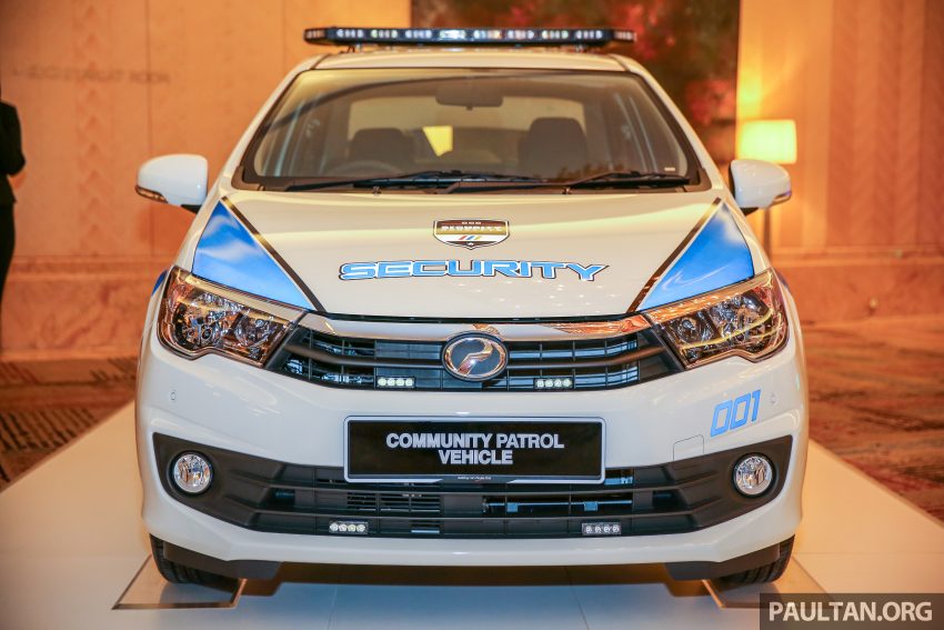 发布会现场意外发现！帅呆的Perodua Bezza保安巡逻车！ 1233