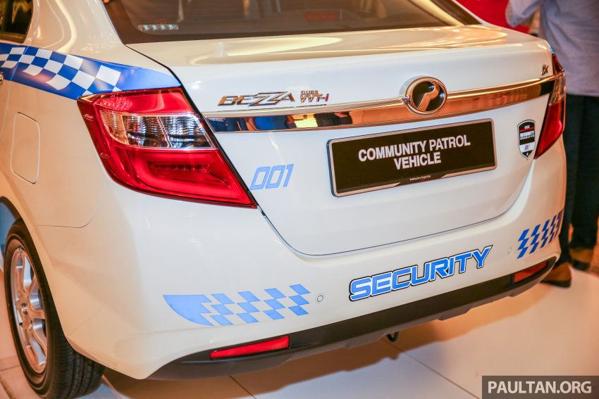 发布会现场意外发现！帅呆的Perodua Bezza保安巡逻车！ 1249