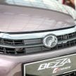 Perodua Bezza 所有5个版本的售价，与规格差异