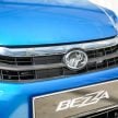 Perodua Bezza 所有5个版本的售价，与规格差异