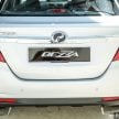 Perodua Bezza 所有5个版本的售价，与规格差异