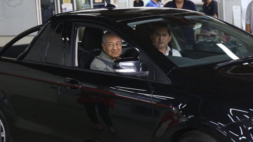 Tun M驾驶Preve Pick Up版，Proton Arena后继有人？ 1274
