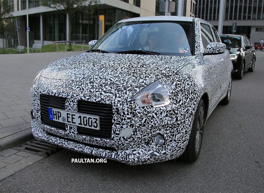 新一代Suzuki Swift欧洲测试照曝光，全新的引擎配置！ 1934
