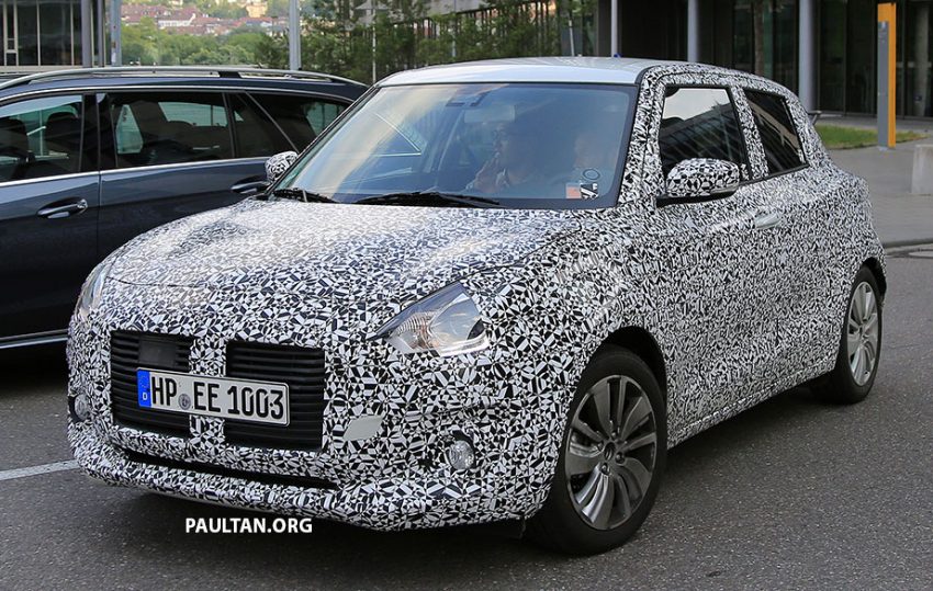 新一代Suzuki Swift欧洲测试照曝光，全新的引擎配置！ 1936