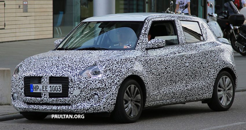 新一代Suzuki Swift欧洲测试照曝光，全新的引擎配置！ 1938