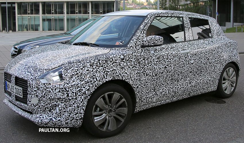 新一代Suzuki Swift欧洲测试照曝光，全新的引擎配置！ 1940