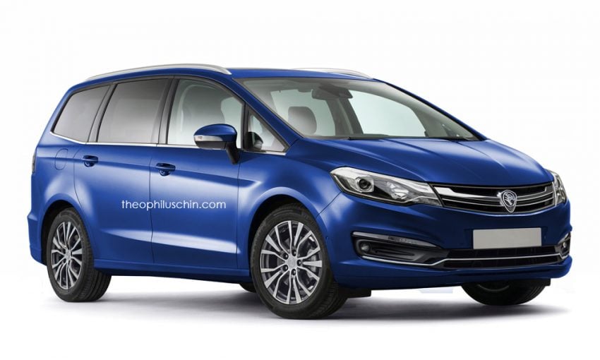 新的Proton Exora长这样？来看看本地PS大神的构思图。 1863